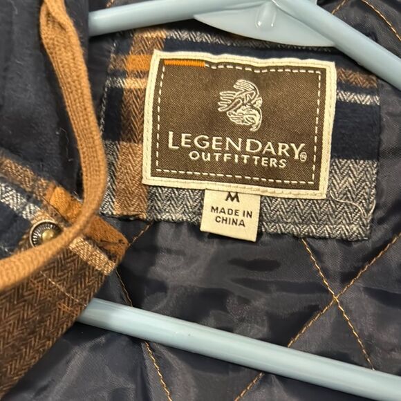 LEGENDARY OUTFITTERS Plaid flannel Hooded Jacket - Picture 6 of 9